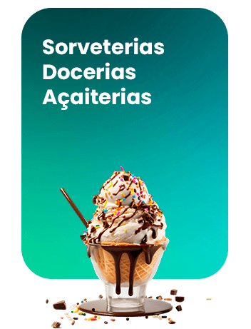 Imagem indicando sorveterias e derivados ao pdv fácil